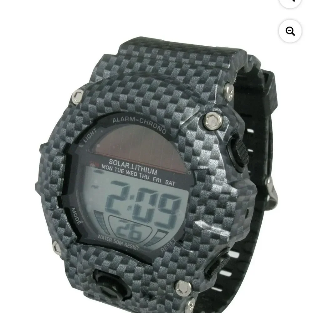 George Black Smartwatch with Digital Display